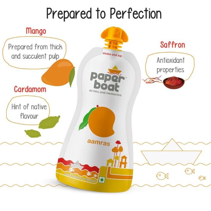 Paper Boat Aamras Juice Tetrapak 200 ml