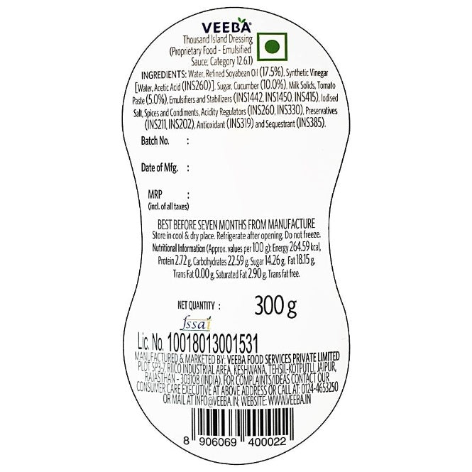 Veeba Thousand Island Salad 300 g