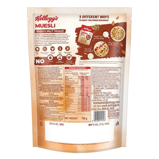 Kellogg'S Muesli Nuts Delight 750 g