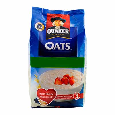 Quaker White Oats Pouch 1.5 Kg