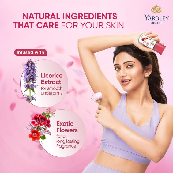 Yardley London Rose Roll On 50 ml