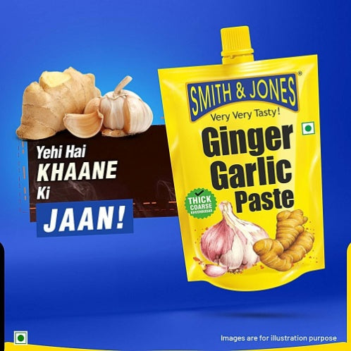 Smith & Jones Ginger Garlic Paste Pouch 200 g