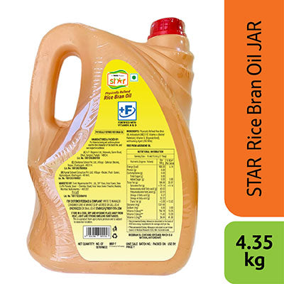 Star Rice Bran Oil Jar 4.35 Kg