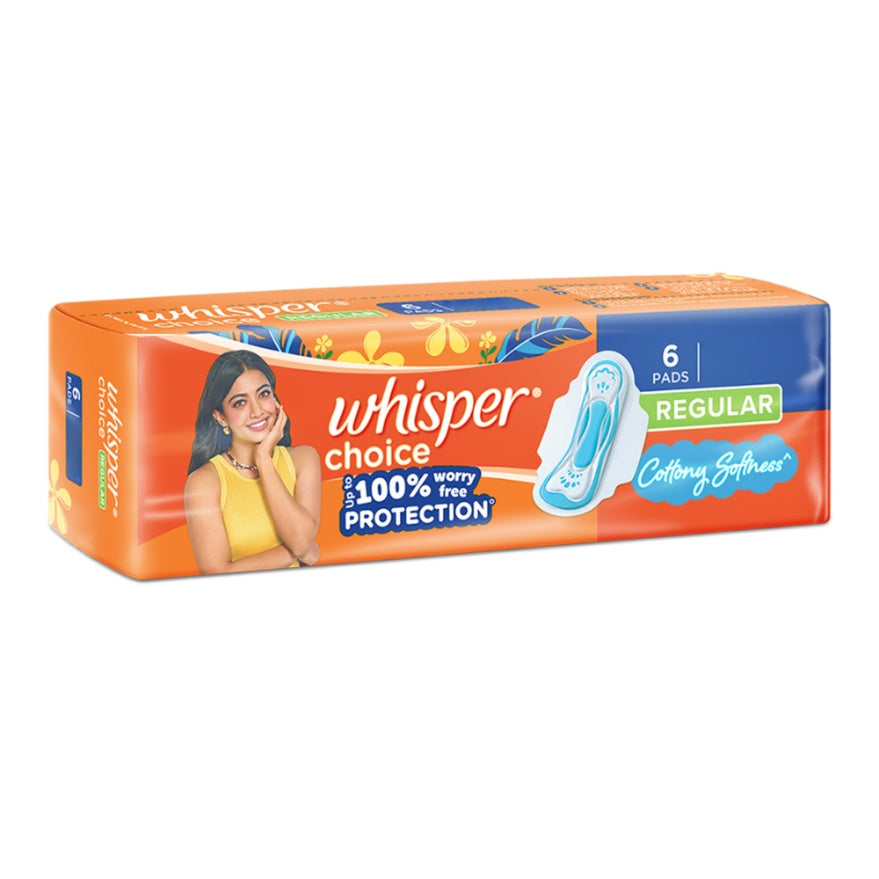Whisper Whisper Choice Regular Sanitary Pads 7 pcs