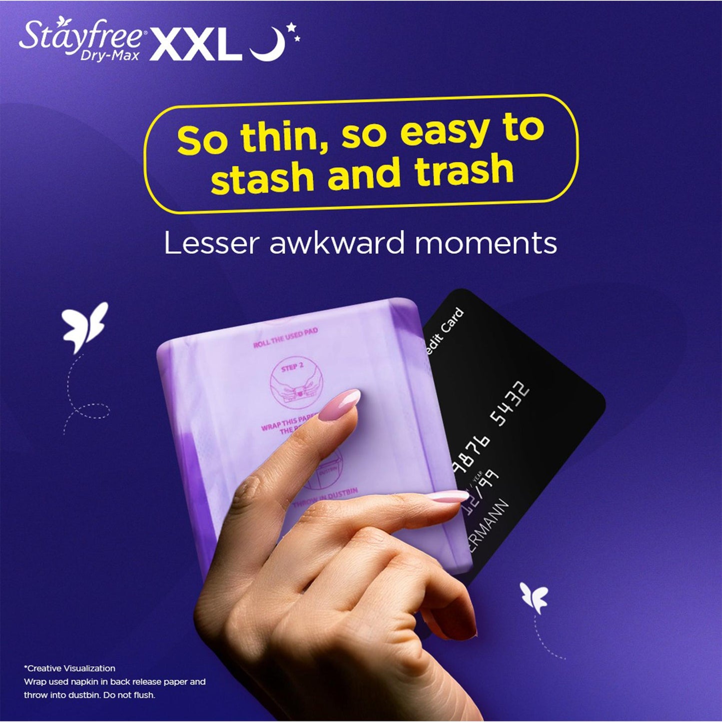 Stayfree Dry Max All Night Ultra Dry Sanitary Pads 7 pcs