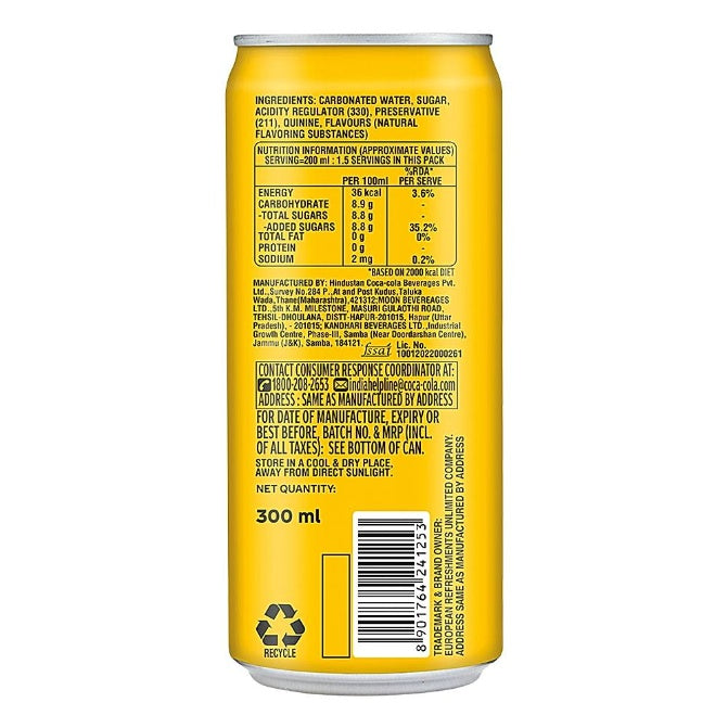 Schweppes Tonic Water Can 300 ml