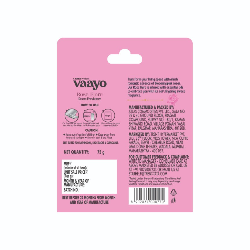 Klia Block Freshener Rose, 75 g