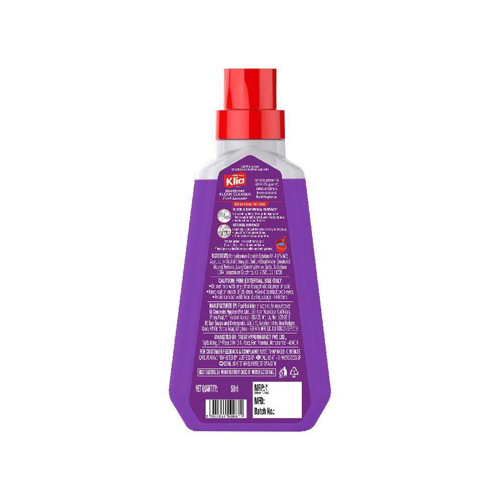 Klia Disinfectant Lavender Floor Cleaner 500 ml