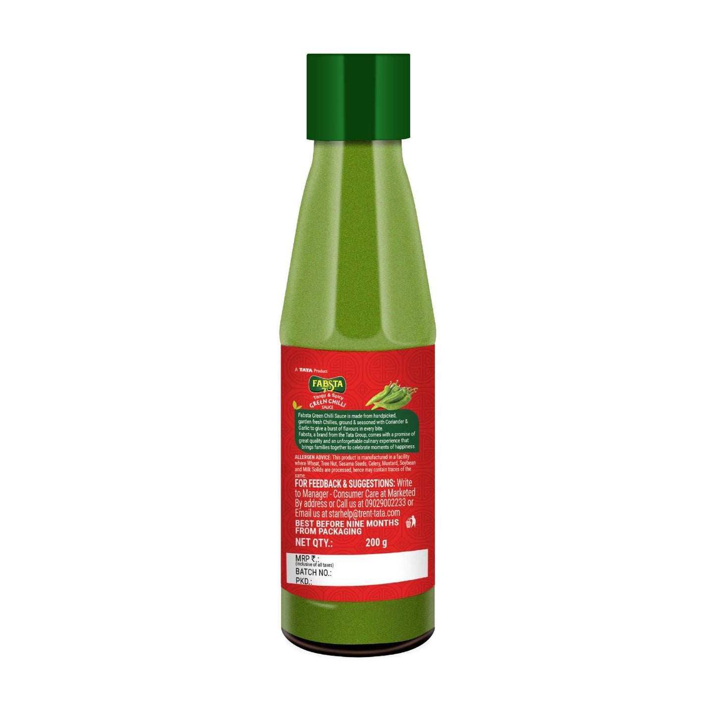 Fabsta Green Chilli Sauce 200 g