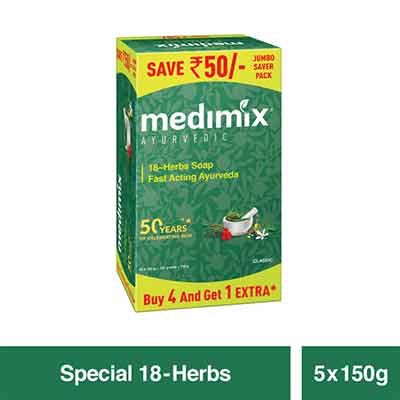 Medimix Ayurveda Classic Soap (4+1) 750 gm