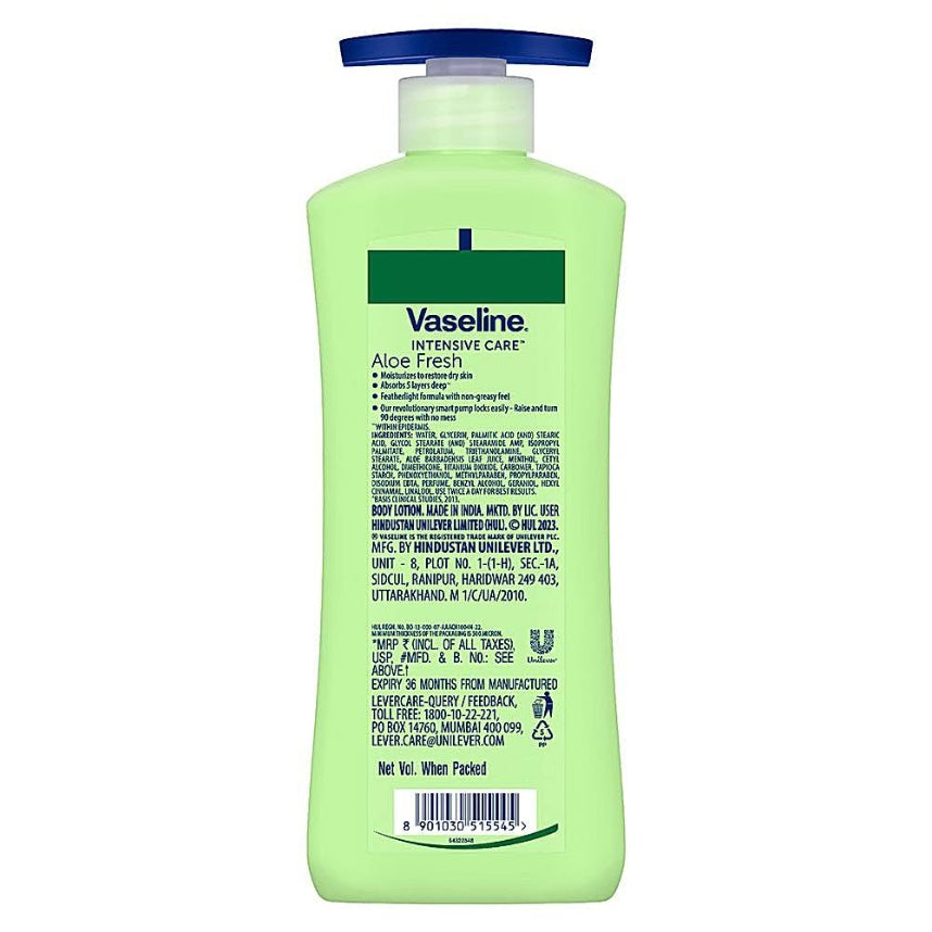 Vaseline Intensive Care Aloe Fresh Body Lotion 400 ml