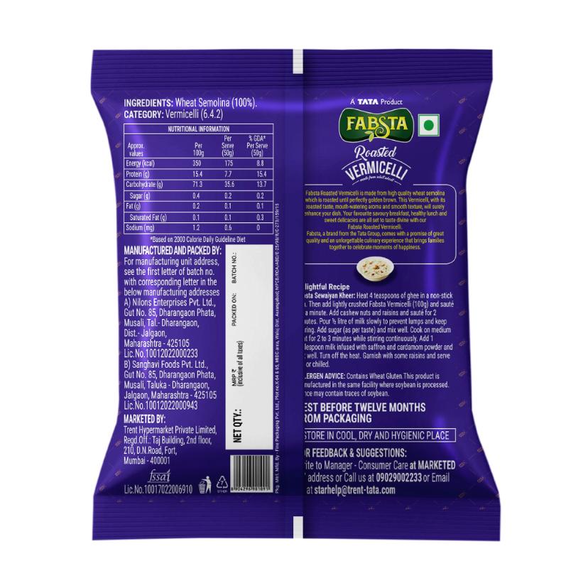 Fabsta Vermicelli Roasted 350 g