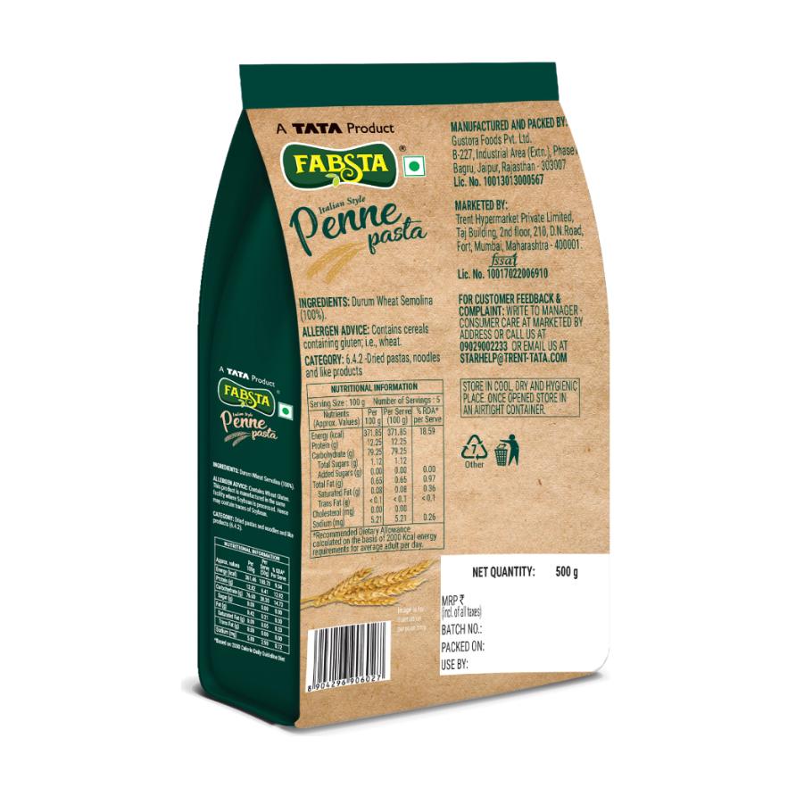 Fabsta Penne Pasta 500 g