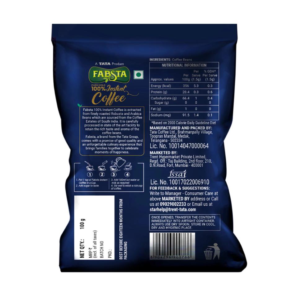 Fabsta Instant Coffee 100 g