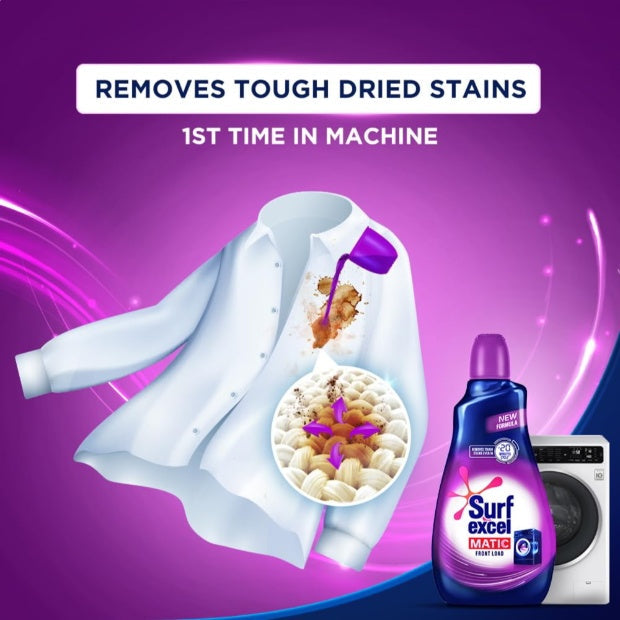 Surf Excel Matic Liquid Detergent Front Load Pouch 2 ltr