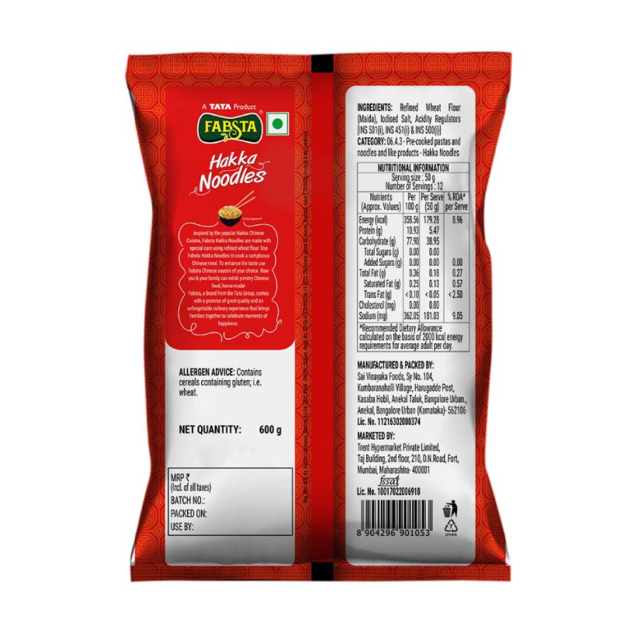 Fabsta Hakka Noodles 600 g