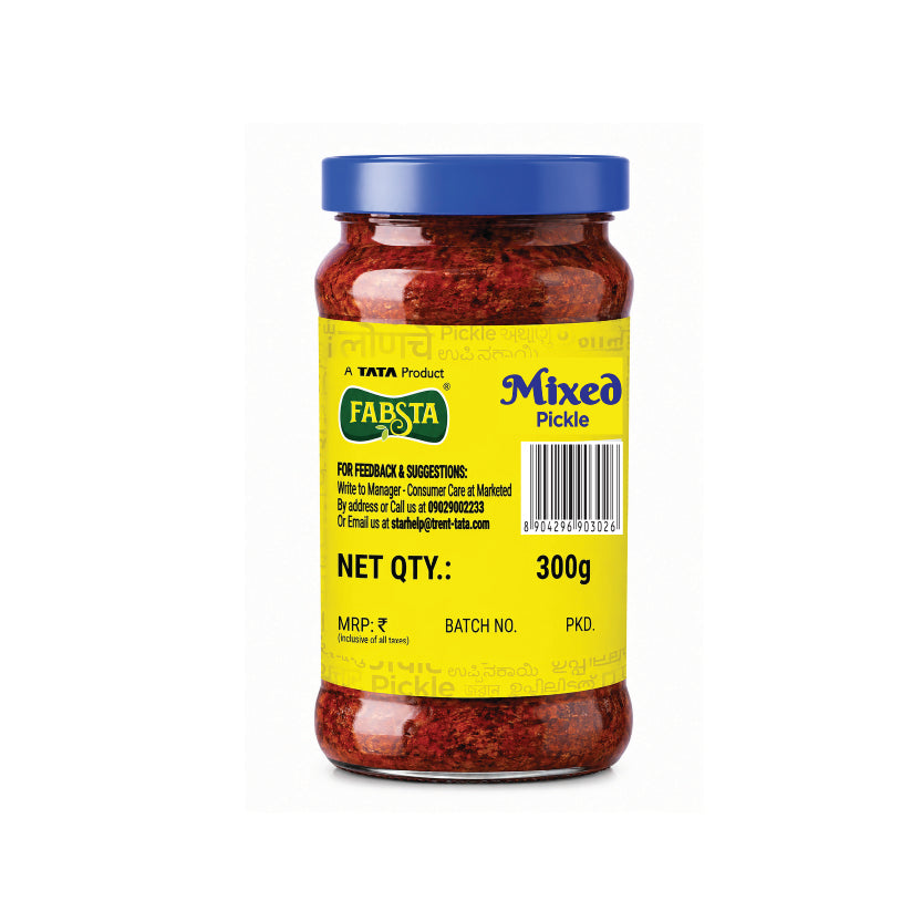 Fabsta Mixed Pickle Bottle, 300 g