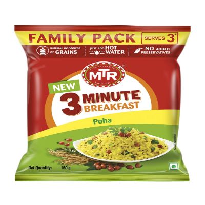 Mtr 3 Min Poha Pouch 160 gm