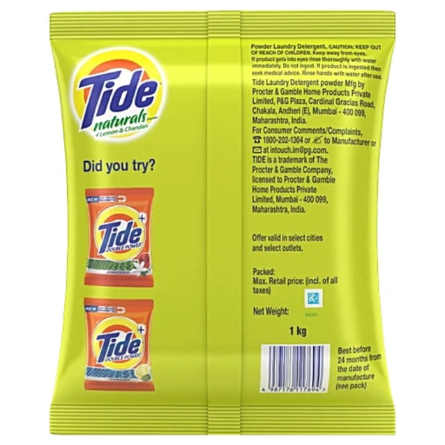 Tide Naturals Detergent Powder 800 g