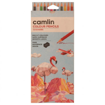 Camlin Colour Pencil Round pack of 12