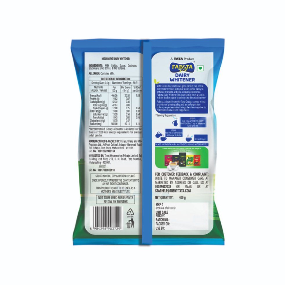 Fabsta Dairy Whitener, 400 g