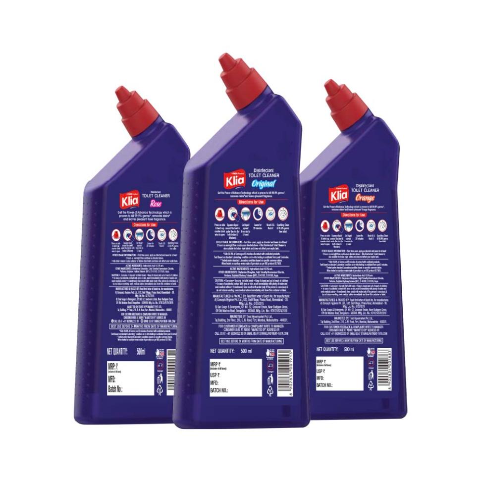Klia Toilet Cleaner Combi 3X500 ml