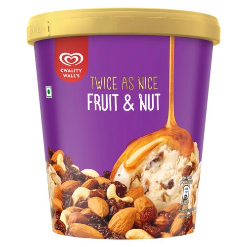 Kwality Walls Fruit N Nut Tub 700ml