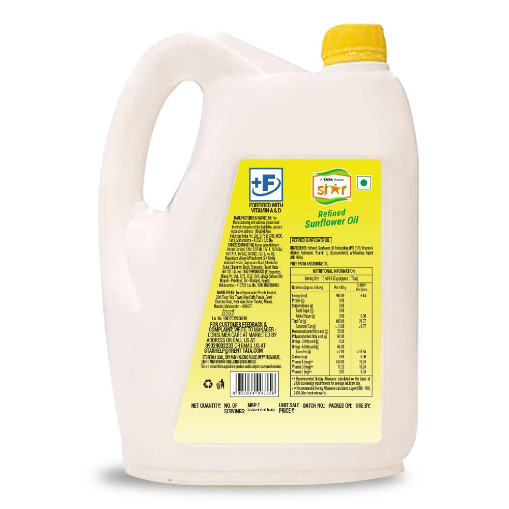 Star Refined Sunflower Oil Jar 4.35 kg
