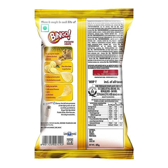 Bingo Original Style Salt Sprinkled 100 g