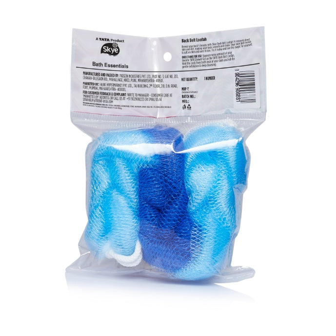Skye Back Belt Loofah, Dark Blue, 70 g