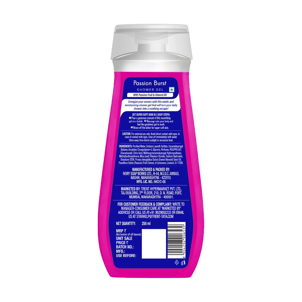 Skye Passion Burst Shower Gel 250ml