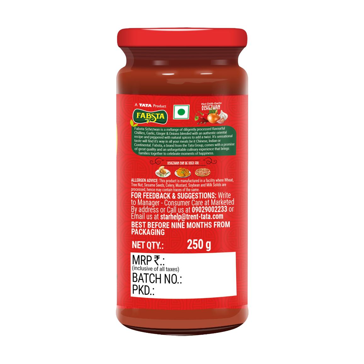 Fabsta Hot Chilli Garlic Schezwan, 500 g