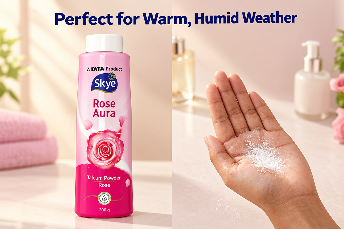 Skye Rose Aura Talcum Powder, 200 g