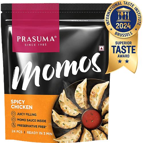 Prasuma Spicy Chicken Momos 24pcs