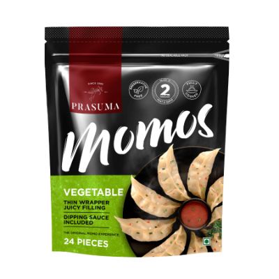 Prasuma Vegetable Momos 24 pcs