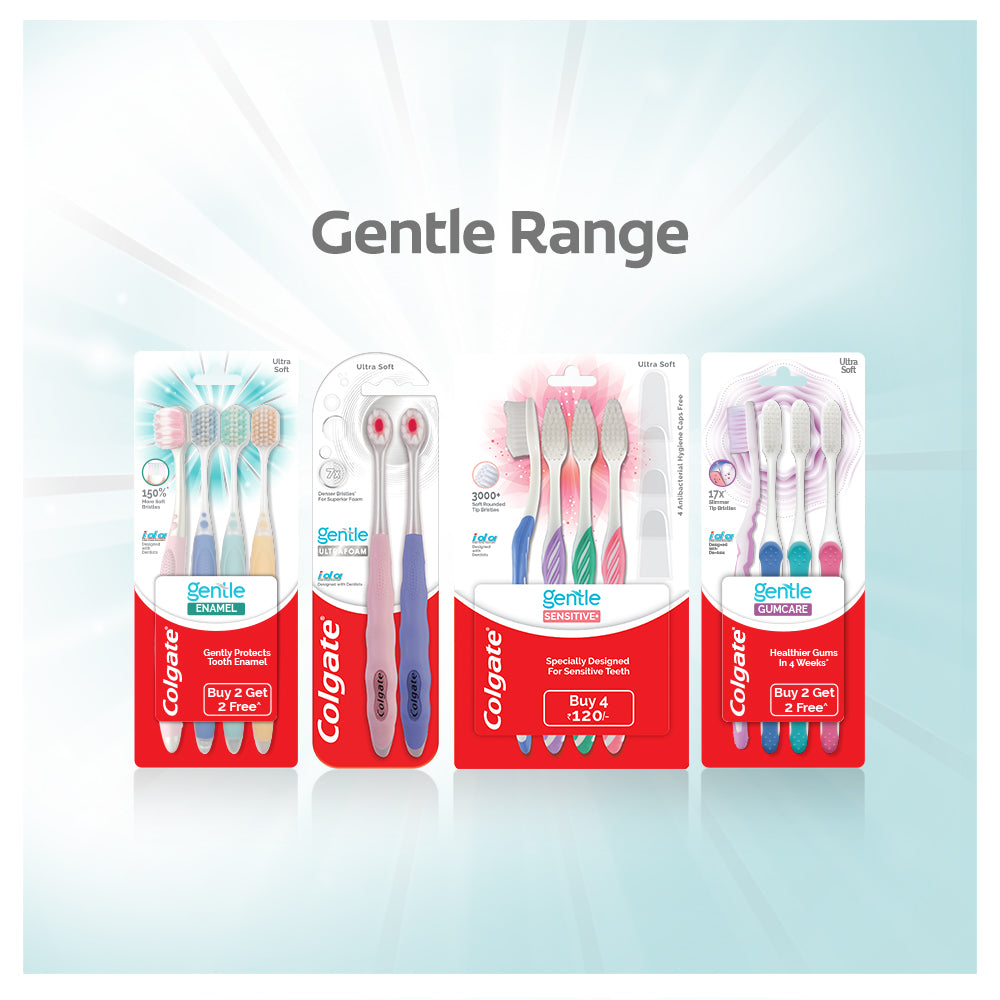 Colgate Gentle Enamel Soft Tooth Brush buy 2 get 2
