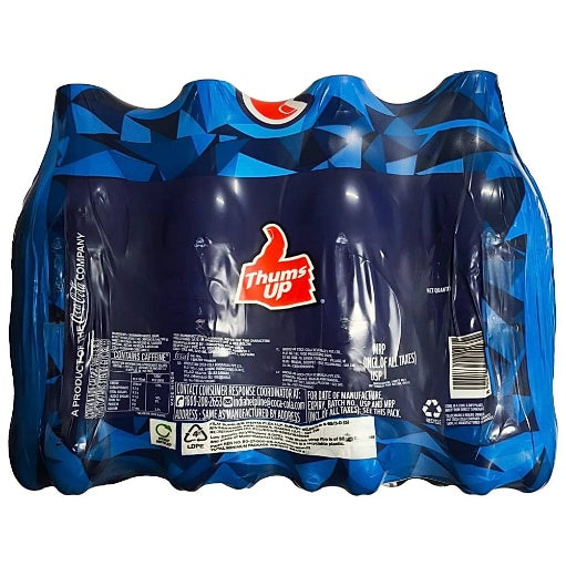 Thums Up Carbonated Soft Drink Pet Bottle 8x250 ml