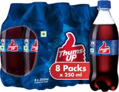Thums Up Carbonated Soft Drink Pet Bottle 8X250 Ml