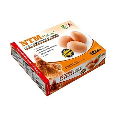 Ntm Natural Healthy Brown Eggs pack of 12 pc