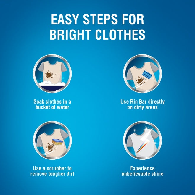 Rin Detergent Bar 6x250 g