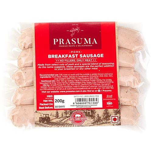 Prasuma Pork Breakfast Sausage 200 g