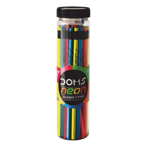 Doms Neon Rt Pencil 30 Pcs Jar 30 pcs