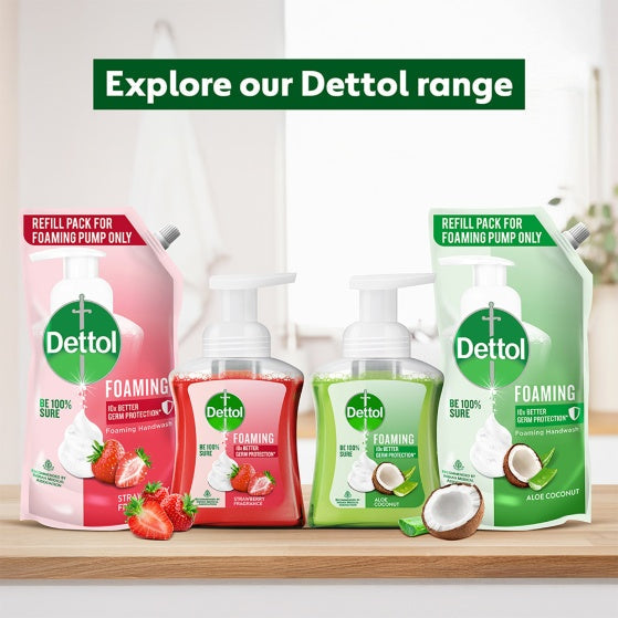 Dettol Strawberry Foam Handwash Pump 250 ml
