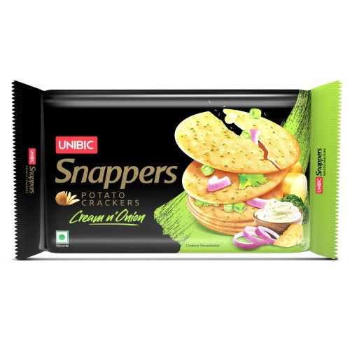 Unibic Snappers Potato Cream N Onion 280 g