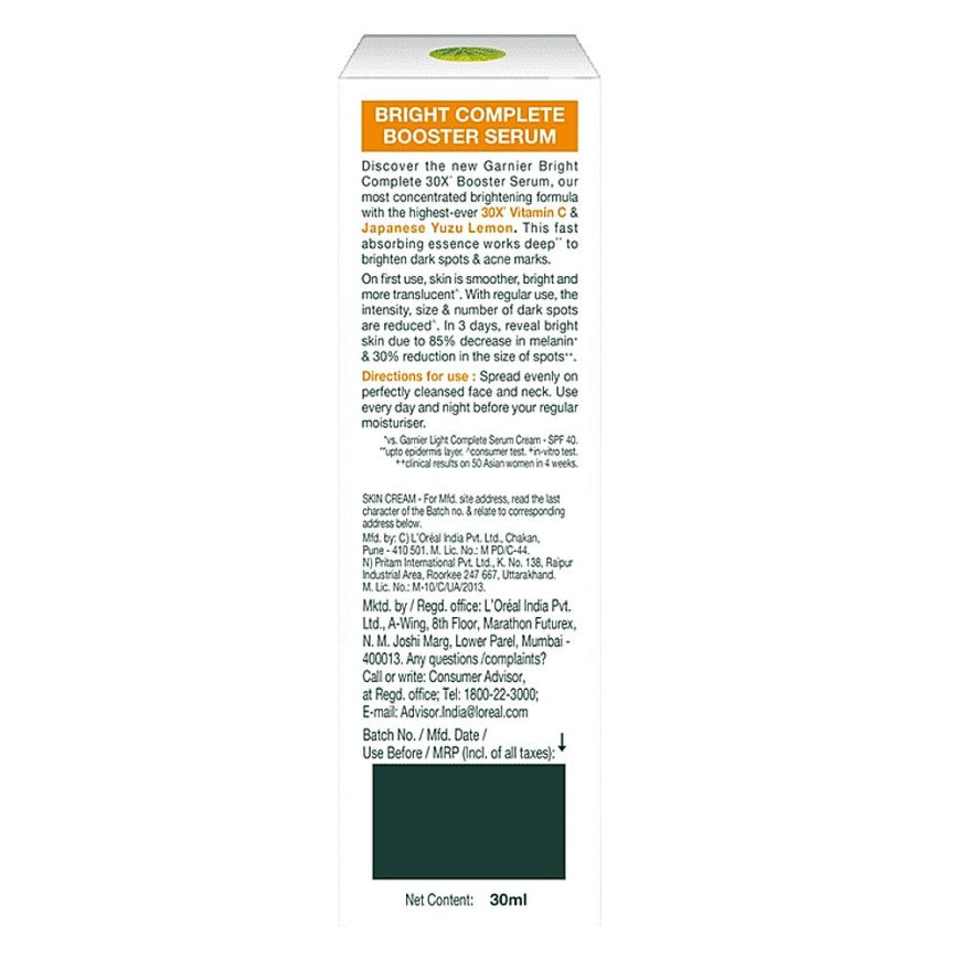 Garnier Bright Complete Vitamin C Serum 30 ml