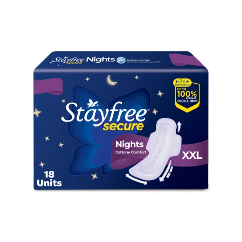 Stayfree Secure Nights Pack Of 18
