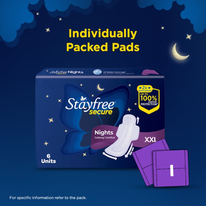 Stayfree Secure Nights pack of 18