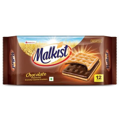Malkist Chocolate Crunchy Crackers 144 gm