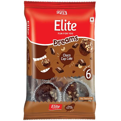 Elite Choco Cup Cake Pack Of 6 140 g