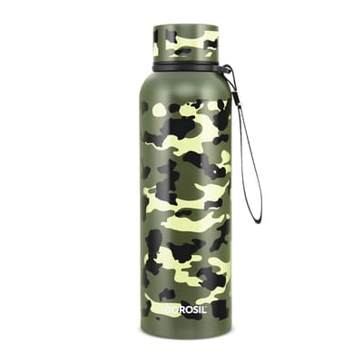 Borosil Military Trek 700 Ml Flask Water Bottle pack of 1